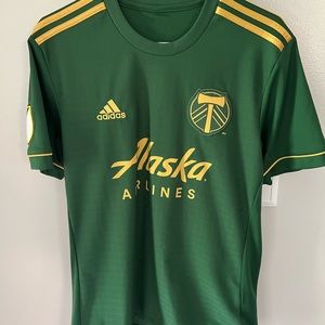 Green, Adidas, Portland Timbers jersey